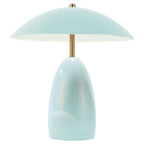 ALM-POPPY-TL-M-CB Poppy LED Medium Table Lamp Cerulean Light Blue