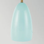 ALM-POPPY-TL-M-CB Poppy LED Medium Table Lamp Cerulean Light Blue
