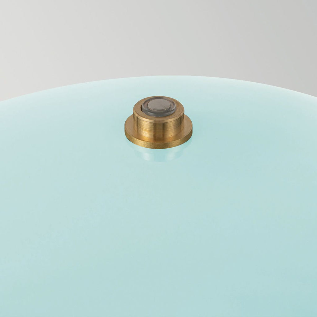 ALM-POPPY-TL-M-CB Poppy LED Medium Table Lamp Cerulean Light Blue