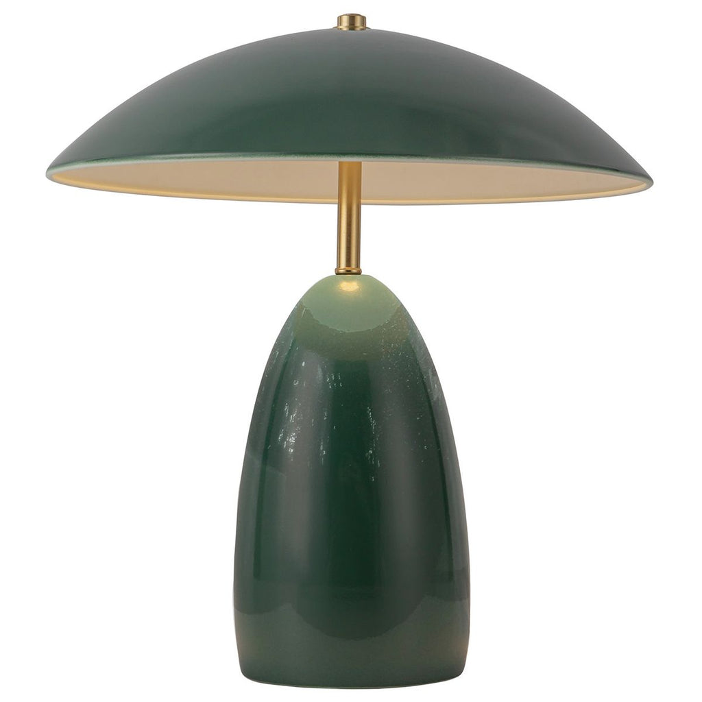 ALM-POPPY-TL-M-PG Poppy LED Medium Table Lamp Pine Green