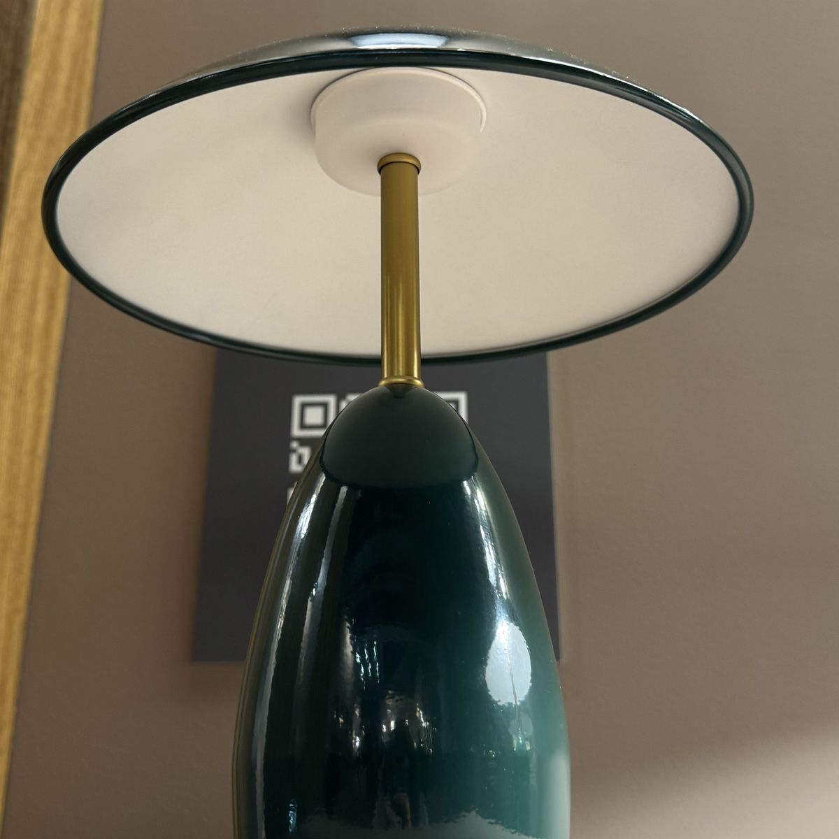 ALM-POPPY-TL-M-PG Poppy LED Medium Table Lamp Pine Green