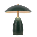ALM-POPPY-TL-S-PG-LV Poppy 12V LED Rechargeable Small Table Lamp Pine Green