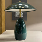 ALM-POPPY-TL-S-PG-LV Poppy 12V LED Rechargeable Small Table Lamp Pine Green