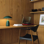 ALM-POPPY-TL-S-PG-LV Poppy 12V LED Rechargeable Small Table Lamp Pine Green