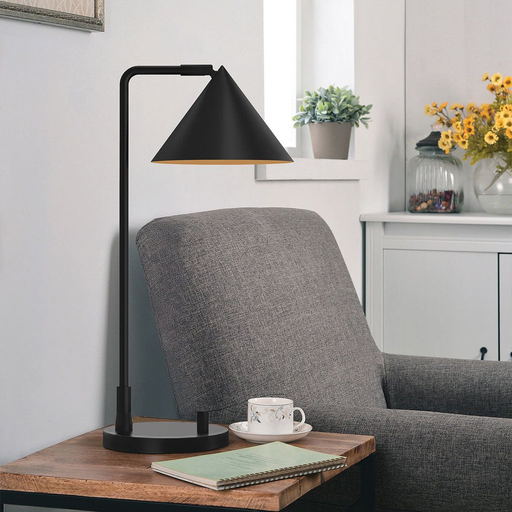 ALM-REMYCK-TL-BK Alora Mood Remyck 1 lt Table Lamp Matte Black