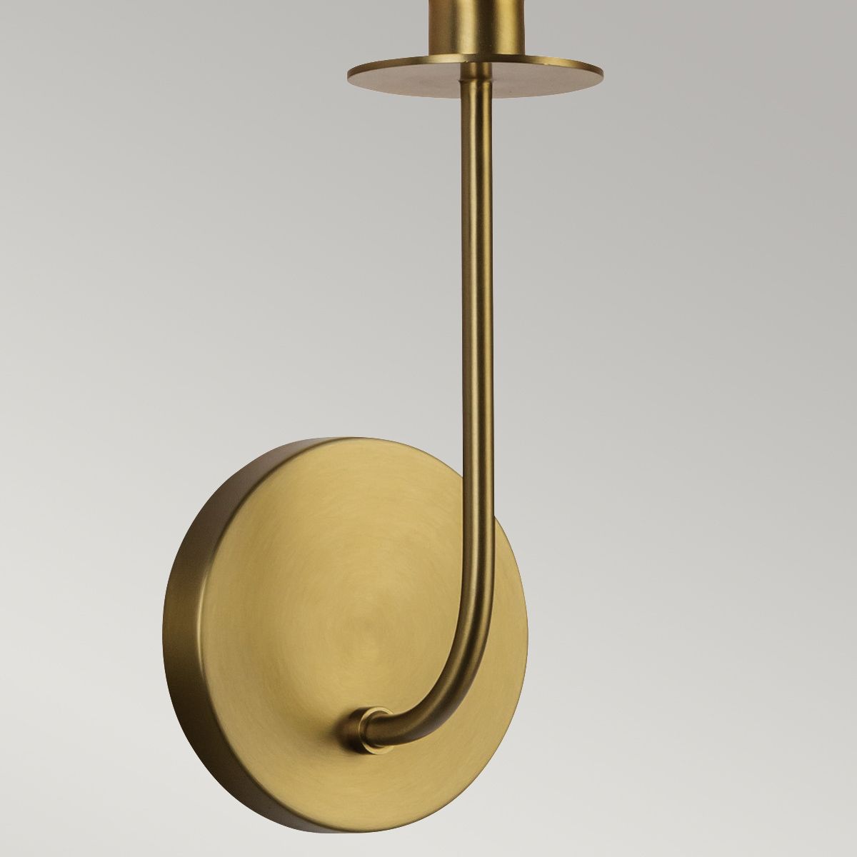 ALM-SYLVIA-1WB-BG-CL Alora Mood Sylvia 1 lt Wall Light Brushed Gold