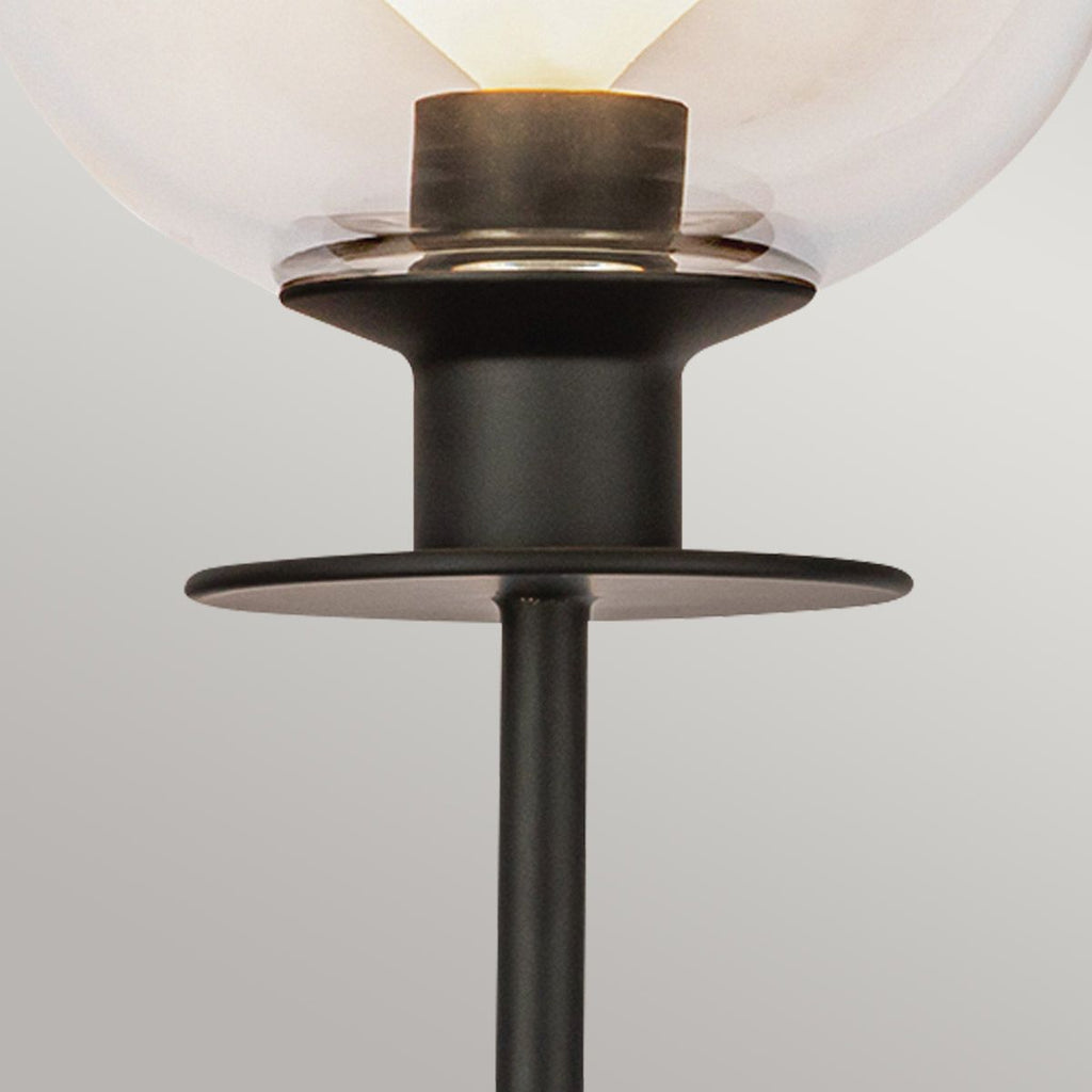 ALM-SYLVIA-1WB-BK-CL Alora Mood Sylvia 1 lt Wall Light Matte Black