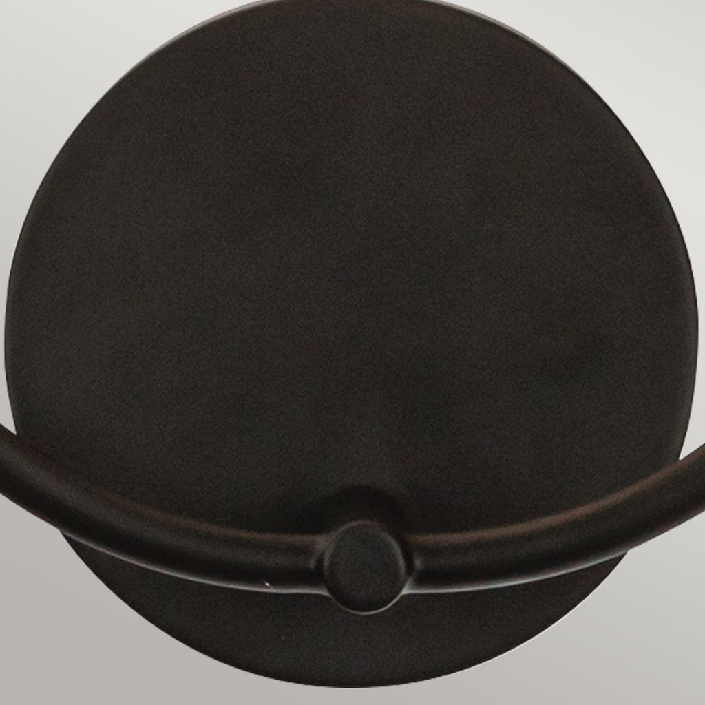 ALM-SYLVIA-2WB-BK-CL Alora Mood Sylvia 2 lt Wall Light Matte Black