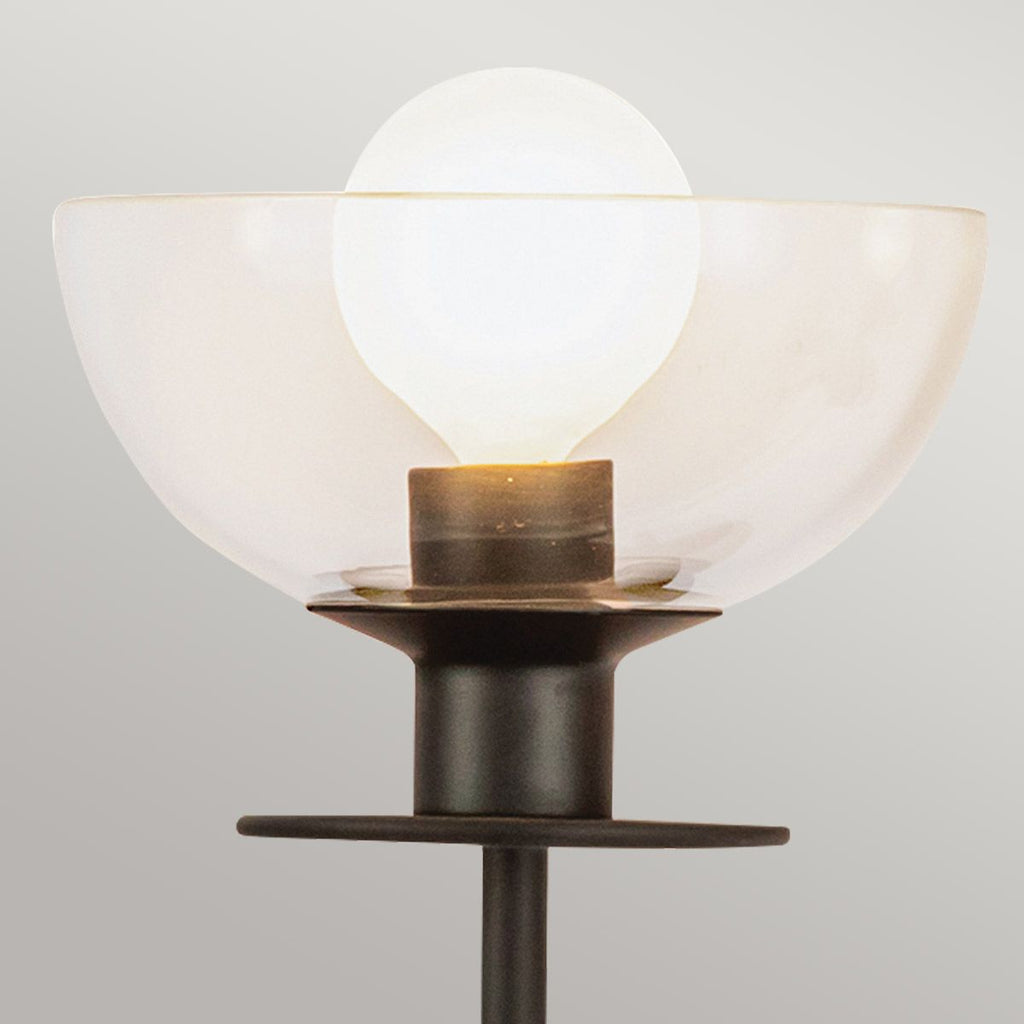 ALM-SYLVIA-2WB-BK-CL Alora Mood Sylvia 2 lt Wall Light Matte Black
