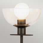 ALM-SYLVIA-2WB-BK-CL Alora Mood Sylvia 2 lt Wall Light Matte Black