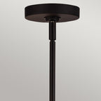 ALM-SYLVIA4-BK-CL Alora Mood Sylvia 4 lt Chandelier Matte Black