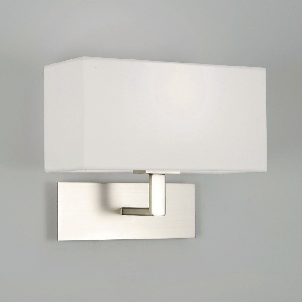 1080009 Park Lane Wall Light Matt Nickel (SD)
