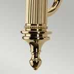 BATH-CARROLL1-PB Carroll Bathroom Wall Light Brass
