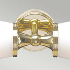 BATH-ELIOT2-PB Eliot 2 Light  Bathroom  Wall Light Polished Brass