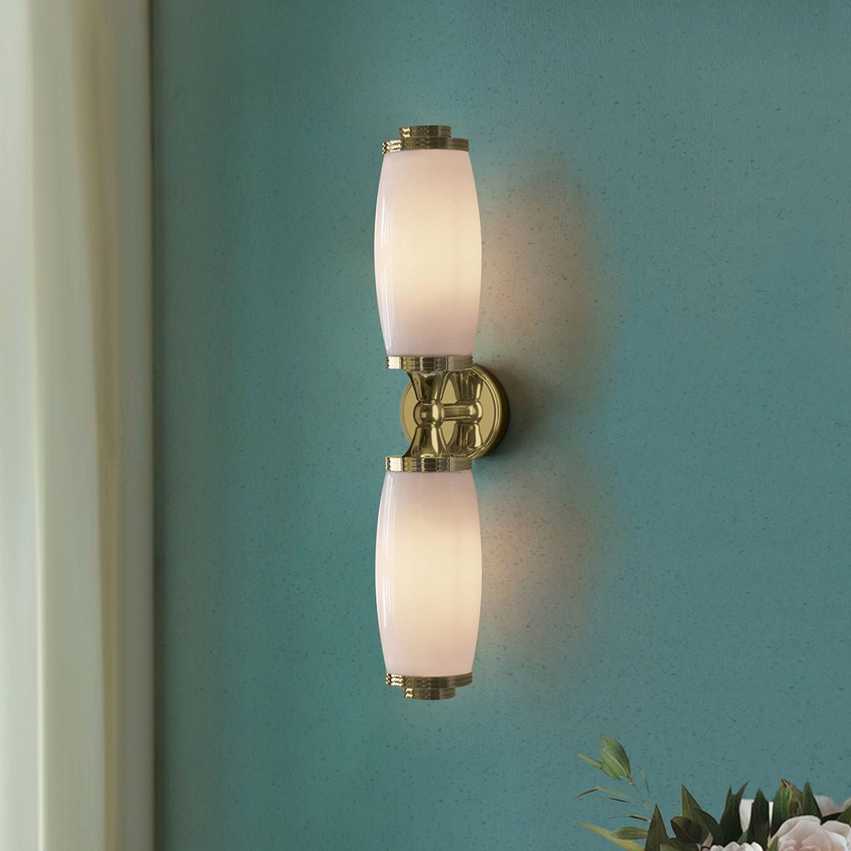 BATH-ELIOT2-PB Eliot 2 Light  Bathroom  Wall Light Polished Brass