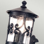 BL10-BLACK Hereford 1 Light Outdoor Wall Lantern Black