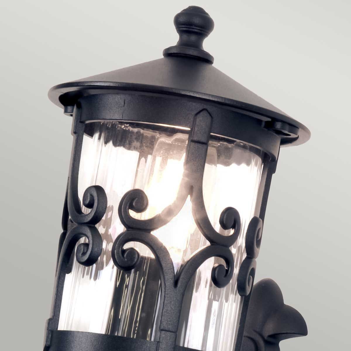 BL10-BLACK Hereford 1 Light Outdoor Wall Lantern Black
