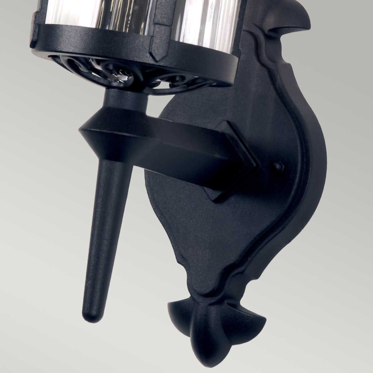BL10-BLACK Hereford 1 Light Outdoor Wall Lantern Black