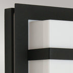 BODEN-E27-BLK-O Boden 1 Light Outdoor Wall Light Black