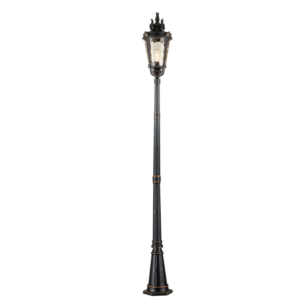 BT5-L Baltimore 1 Light Large Outdoor Lamp Post Weathered Bronze