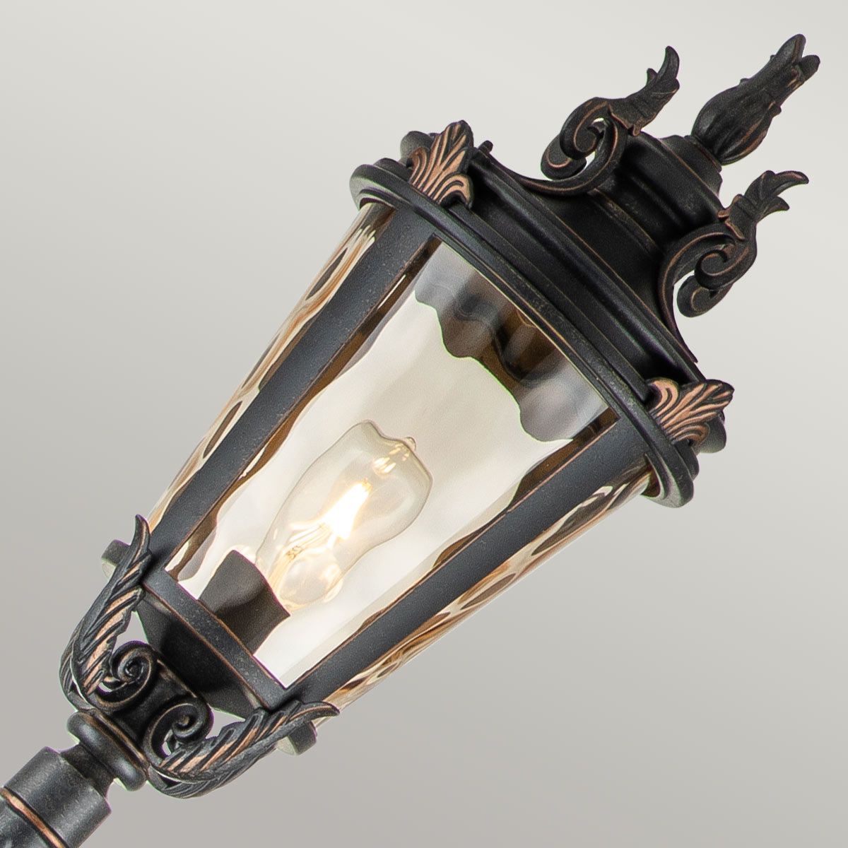 BT5-L Baltimore 1 Light Large Outdoor Lamp Post Weathered Bronze