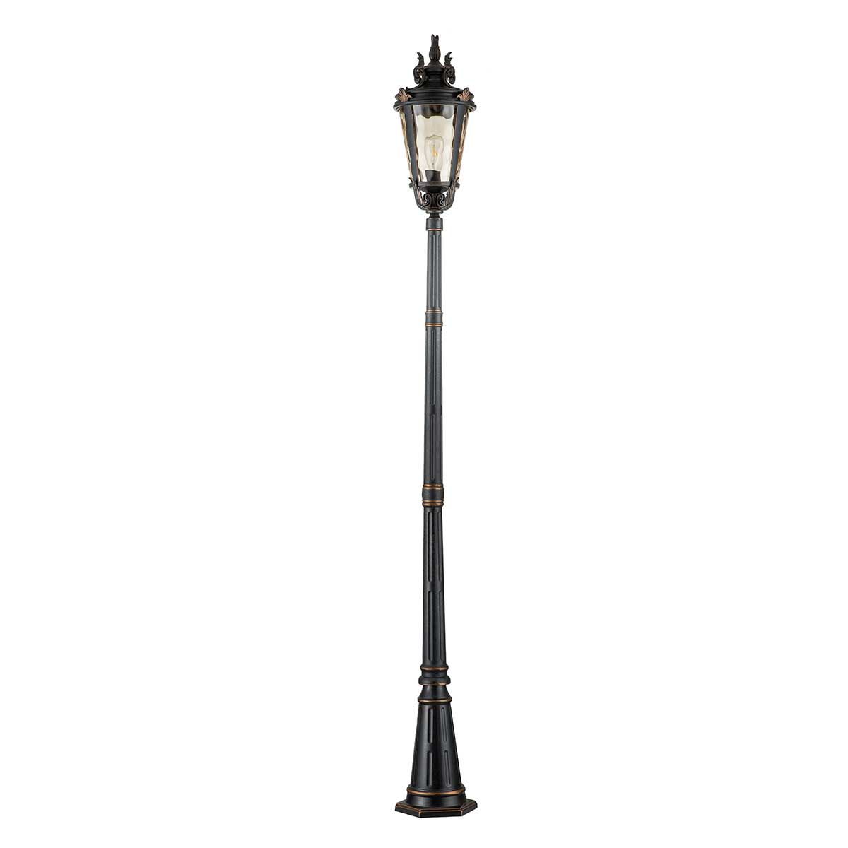 BT5-L Baltimore 1 Light Large Outdoor Lamp Post Weathered Bronze