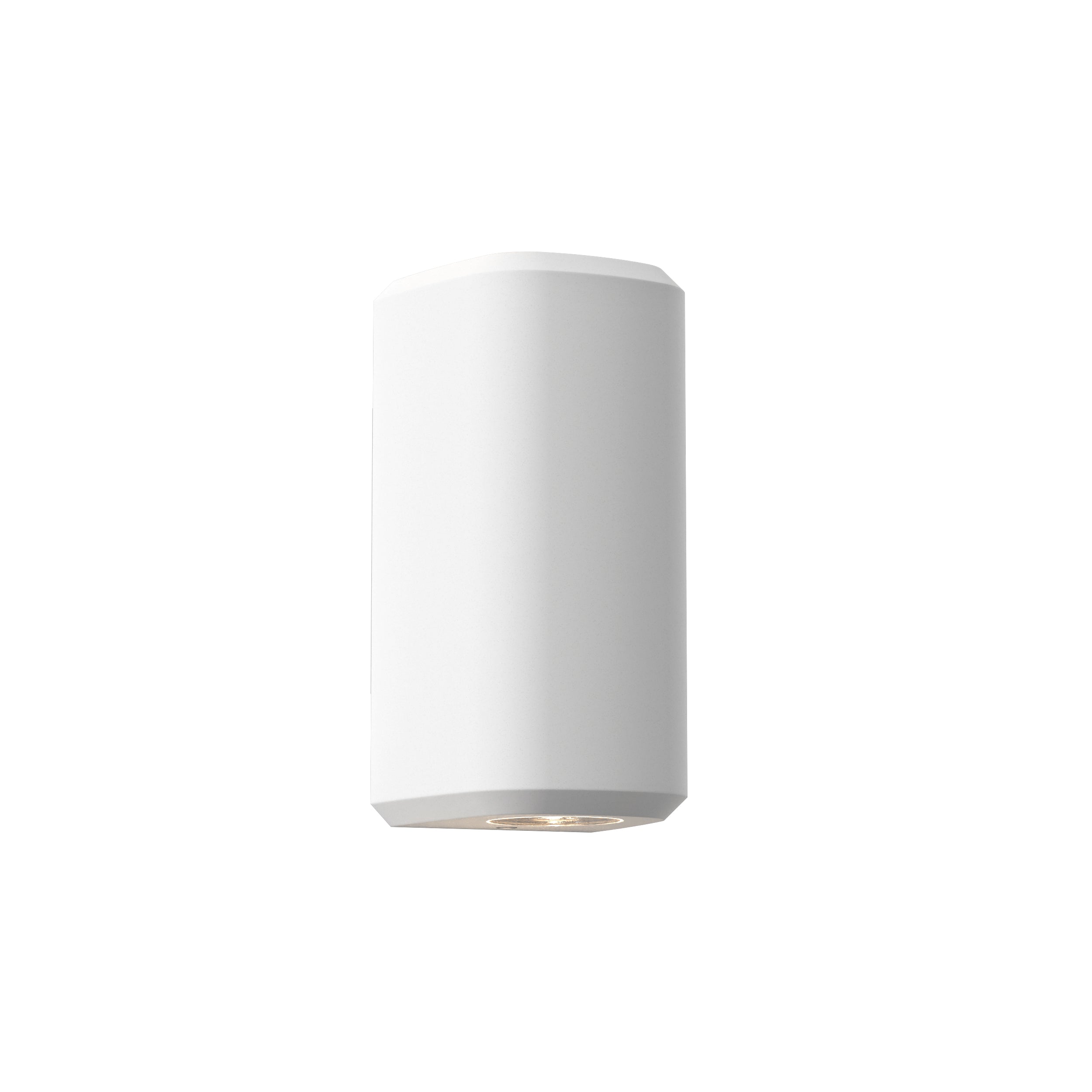 1513011 Brixham Outdoor Twin Wall Light White Concrete