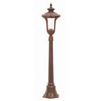 CC4-S-BK Chicago Outdoor 1 Light Small Pillar Lantern - Textured Black (S)