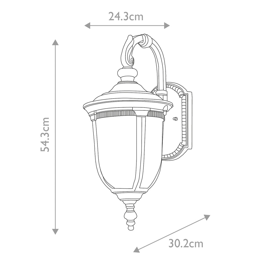 Cleveland CL2/M bronze wall lamp