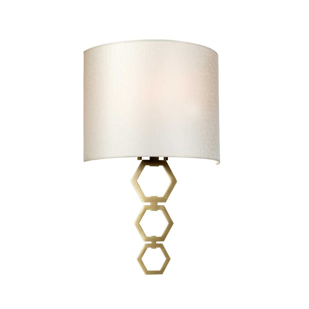 CLARK-MEDIUM-AB Clark Medium 1 Light Wall Light Aged Brass