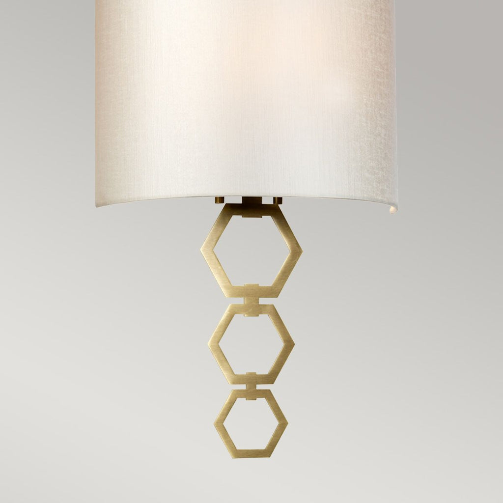 CLARK-MEDIUM-AB Clark Medium 1 Light Wall Light Aged Brass