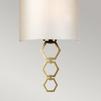 CLARK-MEDIUM-AB Clark Medium 1 Light Wall Light Aged Brass