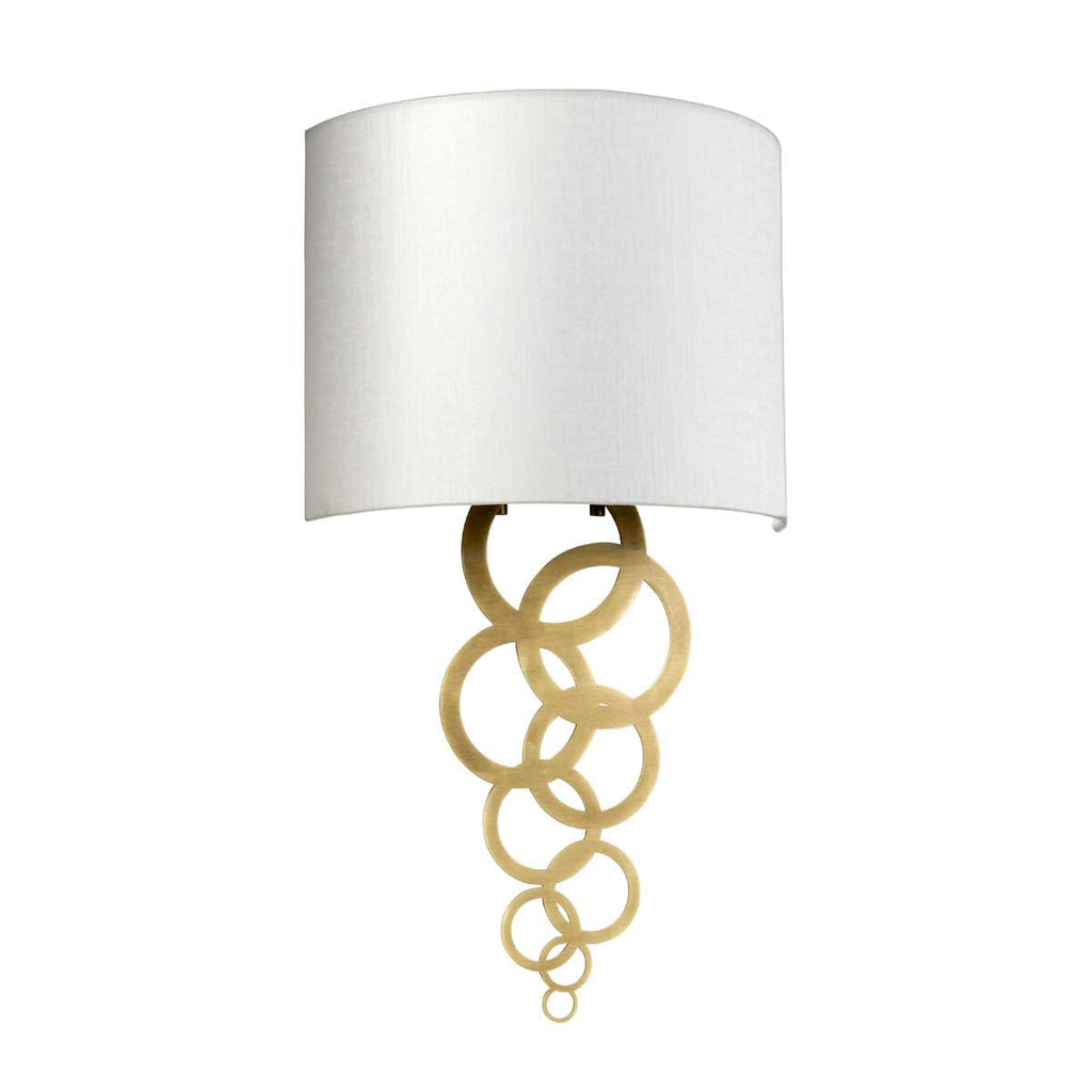 CURTIS-MEDIUM-AB Curtis Medium 1 Light Wall Light Aged Brass