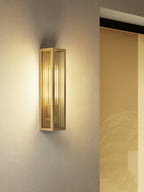 1402020 Harvard Outdoor Wall Light PVD Brushed Brass