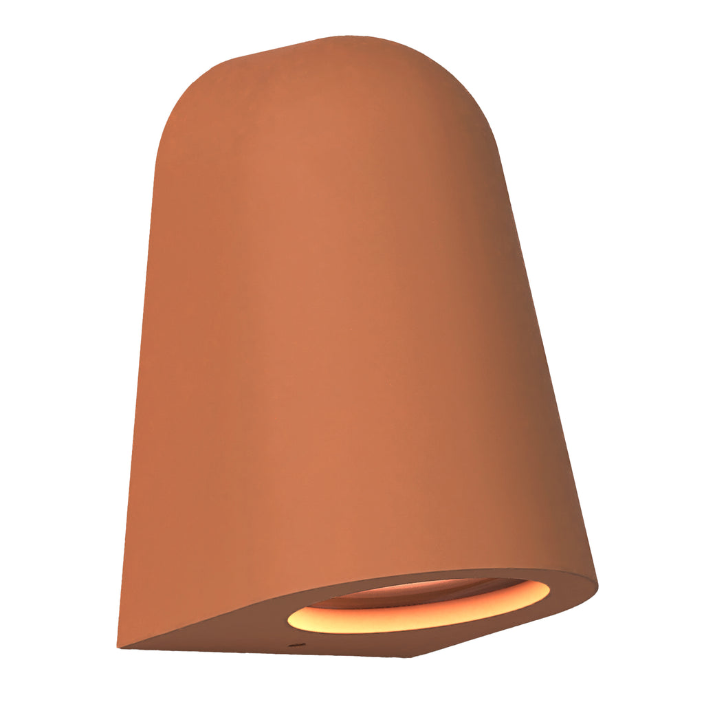 1317029 Mast Outdoor Wall Light Terracotta Concrete