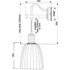 DOUILLE1-PN Douille 1 Light Wall Light Polished Nickel