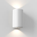1513011 Brixham Outdoor Twin Wall Light White Concrete