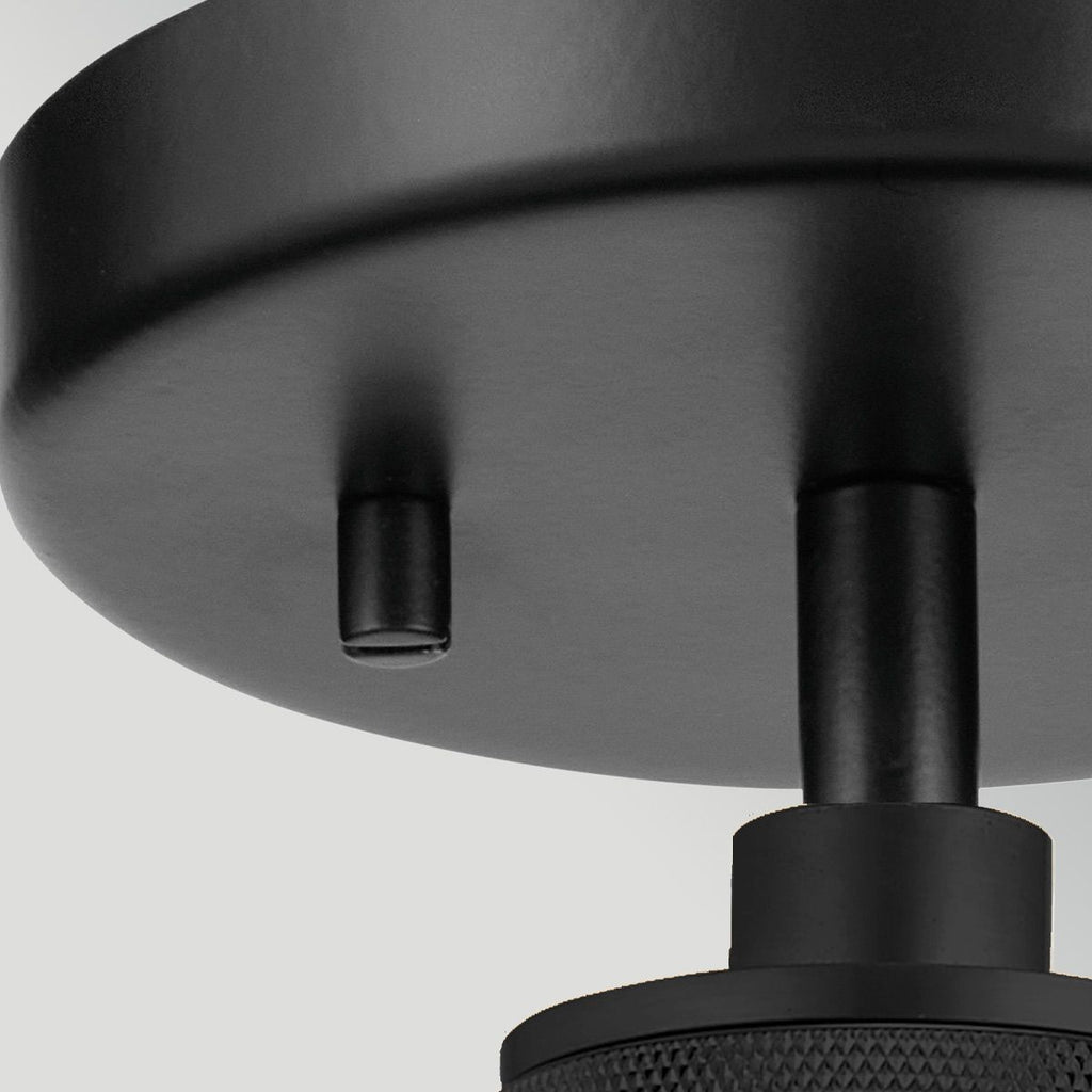 ELS-HAMPSTEAD-P-BLK 1 Light Hampstead Duo-Mount Pendant Black