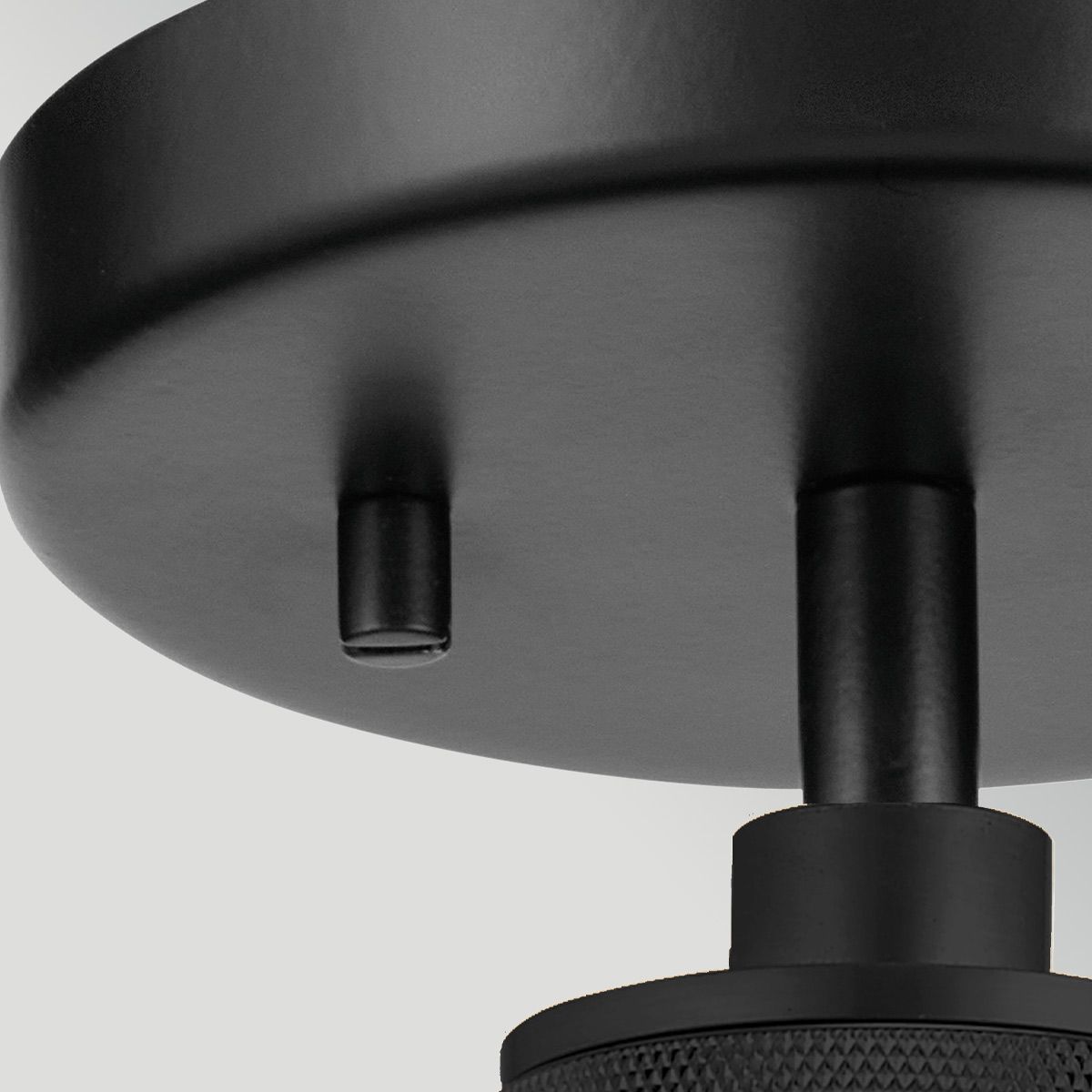 ELS-HAMPSTEAD-P-BLK 1 Light Hampstead Duo-Mount Pendant Black