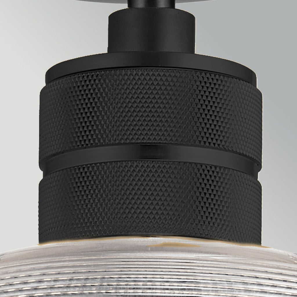 ELS-HAMPSTEAD-P-BLK 1 Light Hampstead Duo-Mount Pendant Black