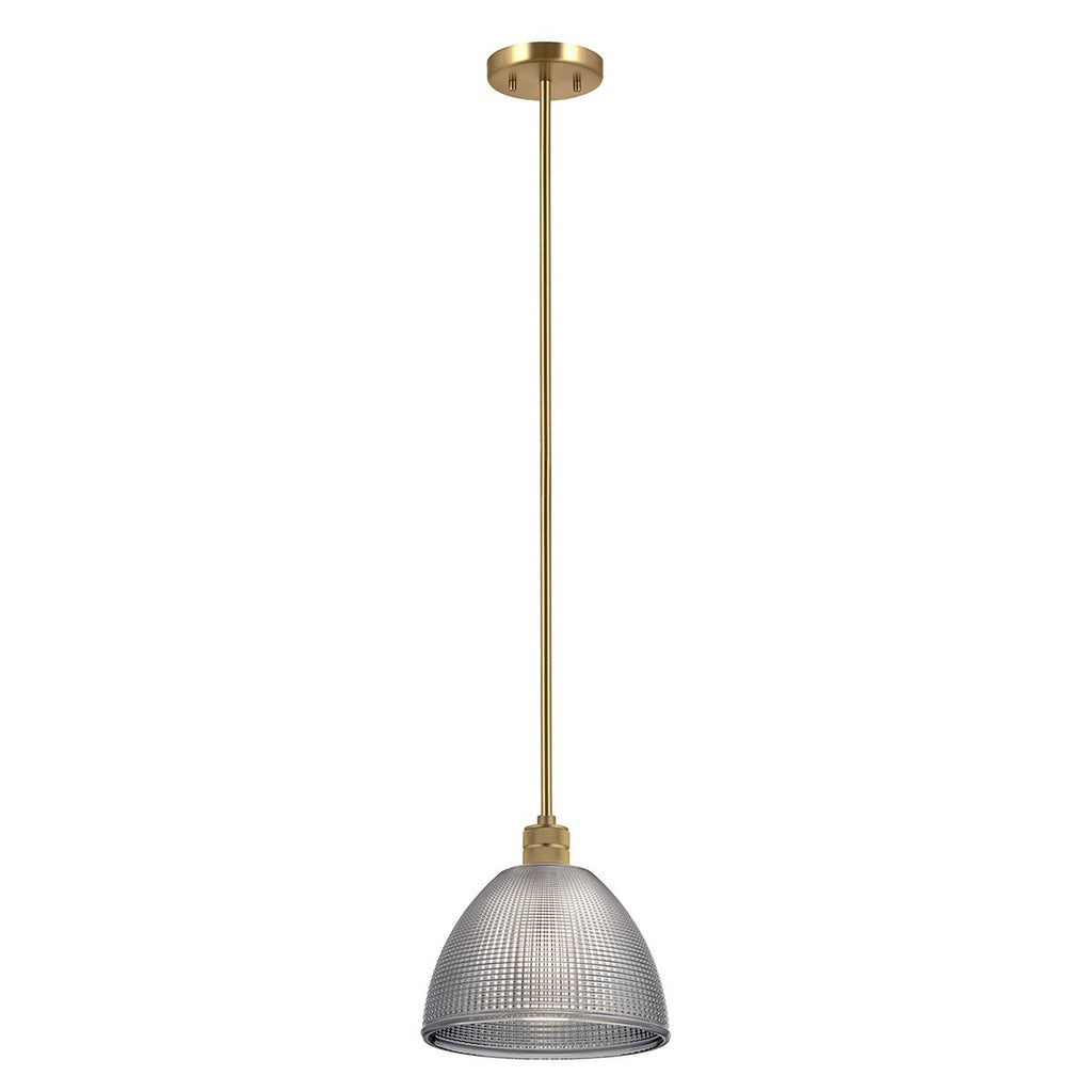 ELS-HAMPSTEAD-P-PNBR 1 Light Hampstead Duo-Mount Pendant Painted Natural Brass
