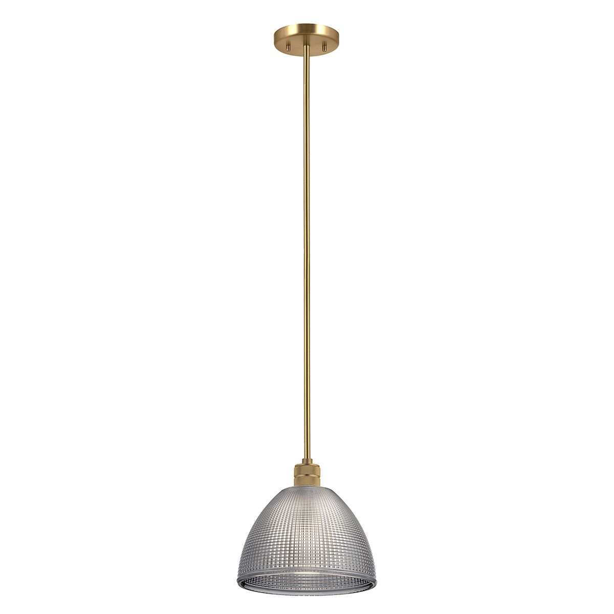 ELS-HAMPSTEAD-P-PNBR 1 Light Hampstead Duo-Mount Pendant Painted Natural Brass