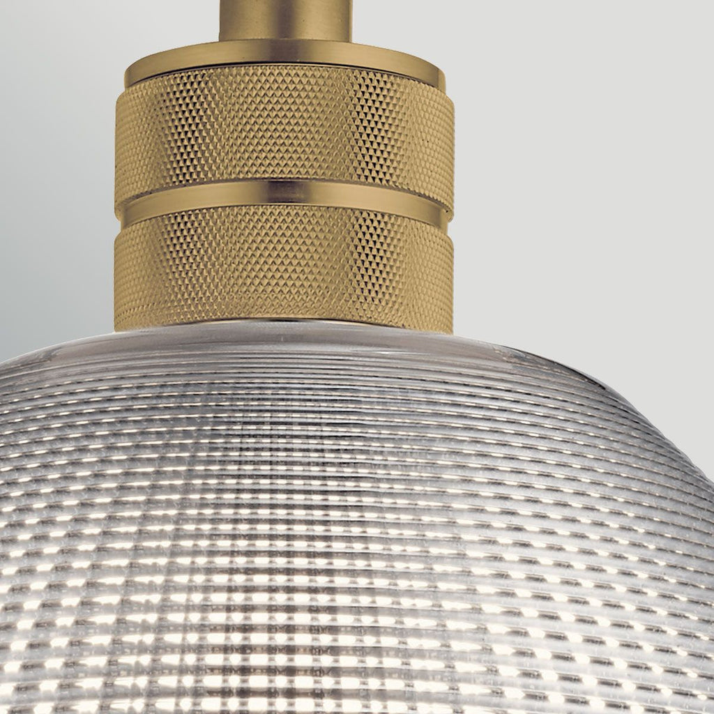 ELS-HAMPSTEAD-P-PNBR 1 Light Hampstead Duo-Mount Pendant Painted Natural Brass