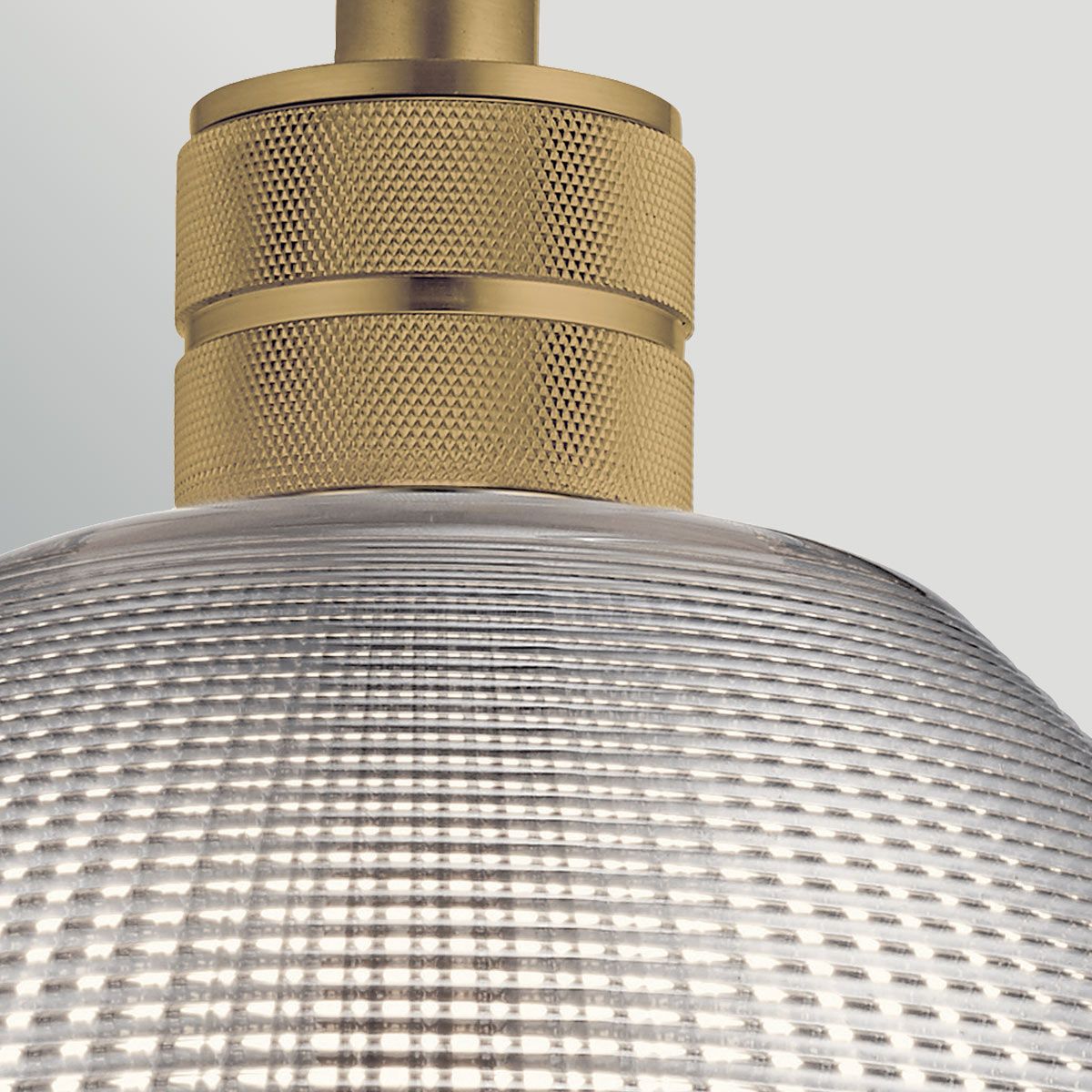 ELS-HAMPSTEAD-P-PNBR 1 Light Hampstead Duo-Mount Pendant Painted Natural Brass