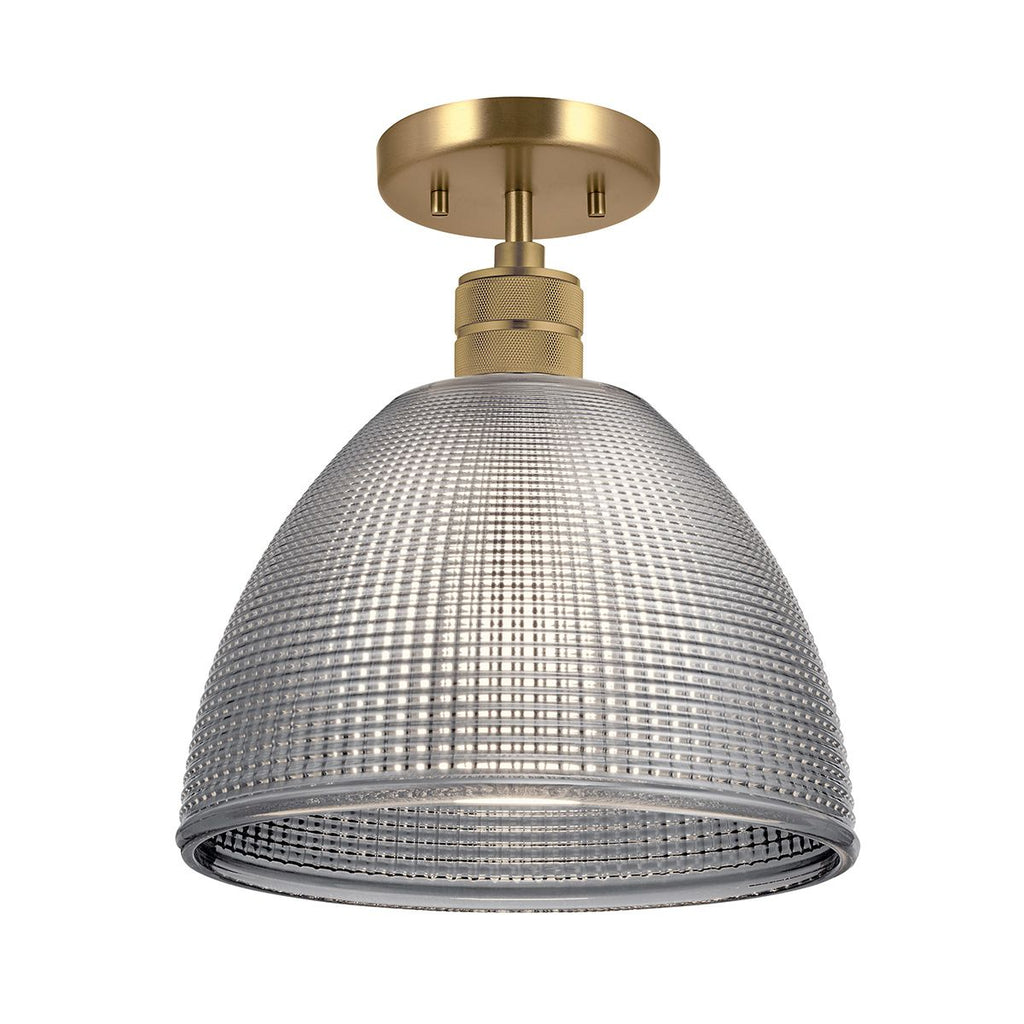 ELS-HAMPSTEAD-P-PNBR 1 Light Hampstead Duo-Mount Pendant Painted Natural Brass