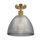 ELS-HAMPSTEAD-P-PNBR 1 Light Hampstead Duo-Mount Pendant Painted Natural Brass