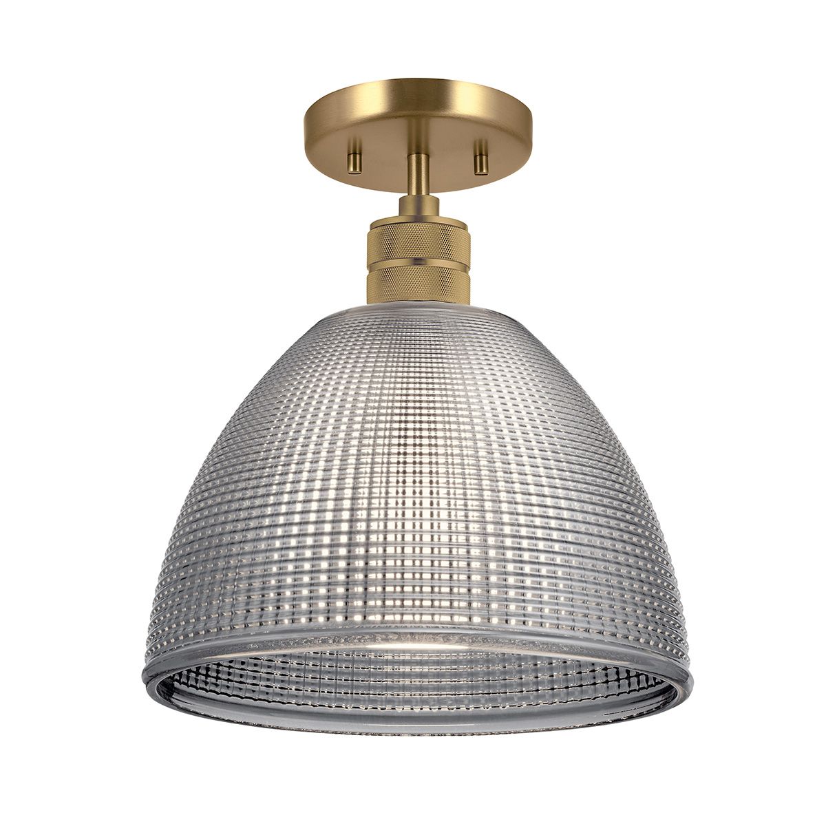 ELS-HAMPSTEAD-P-PNBR 1 Light Hampstead Duo-Mount Pendant Painted Natural Brass