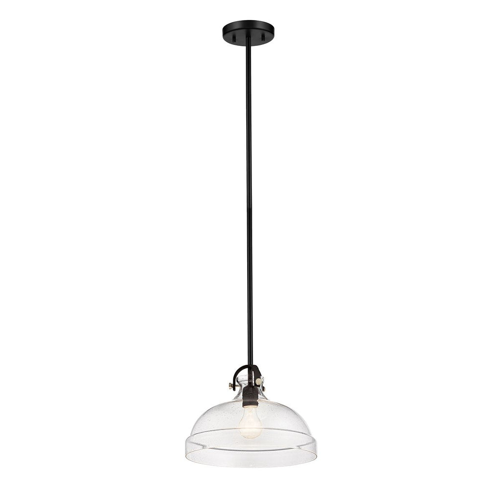 ELS-HAMPTON-P-GR 1 Light Hampton Duo-Mount Pendant Graphite
