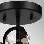 ELS-HAMPTON-P-GR 1 Light Hampton Duo-Mount Pendant Graphite