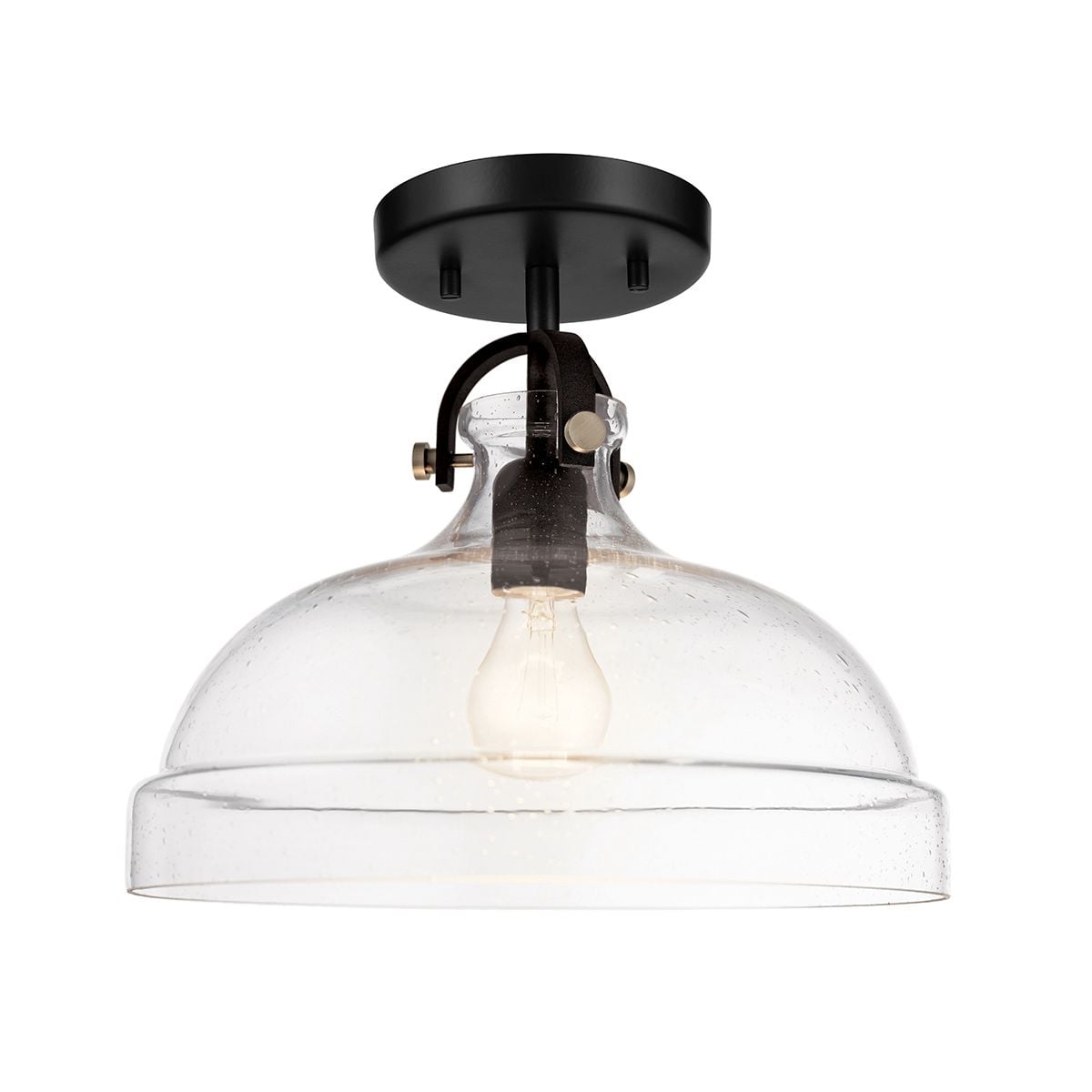 ELS-HAMPTON-P-GR 1 Light Hampton Duo-Mount Pendant Graphite